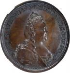 1788年俄罗斯叶卡捷琳娜二世英勇敢铜勳章。(t) RUSSIA. Catherine II (the Great)/Bravery Bronze Award Medal, 1788. NGC MS-