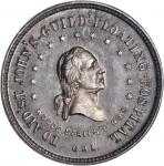 1876 St. Johns Guild Centennial Reception Medal. Silver. 29 mm. By George H. Lovett. Musante GW-883;