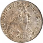 FRANCE. Ecu, 1695-(9). Rennes Mint. Louis XIV. PCGS AU-55 Gold Shield.