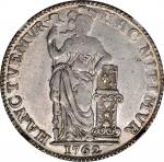 1762荷兰1盾。NETHERLANDS. Holland. Gulden, 1762. NGC MS-64.