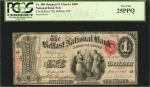 Belfast, Maine. $1 Original. Fr. 380. The Belfast NB. Charter #840. PCGS Currency Very Fine 25 PPQ.