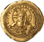 BASIL II, 976-1025. AV Histamenon Nomisma (4.40 gms), Constantinople Mint. NGC Ch MS, Strike: 5/5 Su