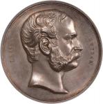 1889 National Academy of Design Suydam Medal. Harkness-Nat-140, Julian AM-49. Silver. MS-61 (NGC).