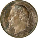 FRANCE. Napoleon III/World Exposition in Paris Jurors Silver Award Medal, 1867. Paris Mint. PCGS SPE