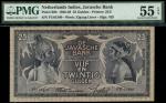 De Javasche Bank, Netherlands Indies, 25 gulden, Batavia, 7 November 1938, serial number FU 01500, p