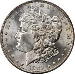 1903-S Morgan Silver Dollar. Unc Details--Scratch (PCGS).