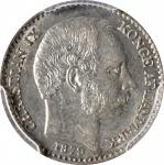 DANISH WEST INDIES. 5 Cents, 1879. Copenhagen Mint. Christian IX. PCGS MS-64.