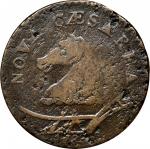 1788 New Jersey Copper. Maris 49-f, W-5470. Rarity-5. Horse’s Head Left. Good-6 (PCGS).