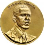 2009 Barack Obama First Inaugural Medal. Bronze. 69.9 mm. Mint State.