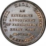 Massachusetts--Boston. Undated (1835-1844) Wm. H. Milton & Co. HT-164, Low-266. Rarity-1. Copper. 29