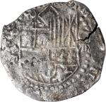 BOLIVIA. Cob 8 Reales, ND (1618-21)-PT. Potosi Mint. Philip III. PCGS Genuine--Salt Water Damage, VF