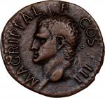 AGRIPPA (SON-IN-LAW OF AUGUSTUS). AE As (10.70 gms), Rome Mint, struck under Caligula, A.D. 37-41. N