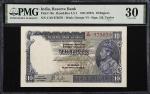 INDIA. Reserve Bank of India. 10 Rupees, ND (1937). P-19a. PMG Very Fine 30.