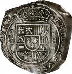 MEXICO. Cob 8 Reales (Royal Struck on a Cob Planchet), 1714-Mo J. Mexico City Mint, Assayer J. Phili