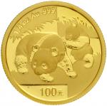 2008年熊猫纪念金币1/4盎司 完未流通