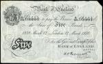 Bank of England, Kenneth Oswald Peppiatt (1934-1949), £5, London, 12 March 1938, serial number B/194