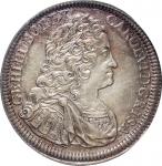 Austria. 1737. Silver. PCGS AU58. EF+. Thaler. Karl VI Silver 1 Thaler (Hall)