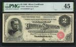 Fr. 241. 1886 $2 Silver Certificate. PMG Choice Extremely Fine 45.