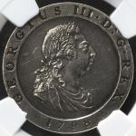 GREAT BRITAIN George III ジョージ3世(1760~1820) Pattern Farthing in Silver 1798 SOHO NGC-PF61 Proof AU