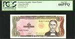 DOMINICAN REPUBLIC. Banco Central. 1 and 5 Pesos Oro , and 100 Pesos, Mixed Dates. P-Various. Mixed 