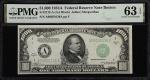 Lot of (5). Fr. 2212-A. 1934A $1000 Federal Reserve Note. Boston. PMG Choice Uncirculated 63 EPQ to 