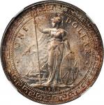 GREAT BRITAIN. Trade Dollar, 1909-B. NGC MS-65.