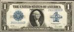 Fr. 238. 1923 $1 Silver Certificate. About Uncirculated. Repeater Serial Number.