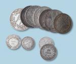法国各时期银币一组十余枚