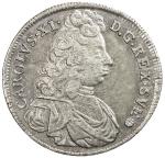 SWEDEN: Karl XI, 1660-1697, AR 4 mark, 1694, KM-296, SM-85, no trace of overdate, nice light tone, E
