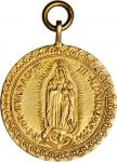 MEXICO. Virgin of Guadalupe Gold Medal, 1794. CHOICE VERY FINE.