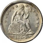 1854-O Liberty Seated Dime. Arrows. MS-66+ (PCGS). CAC.