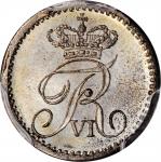 DENMARK. 2 Rigsbankskilling, 1836-IFF. Altona Mint. Frederik VI. PCGS MS-65 Gold Shield.