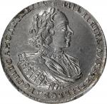 RUSSIA. Ruble, 1721-K (date in old Cyrillic). Moscow (Kadashevsky) Mint. Peter I (the Great). NGC Un