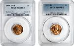 Lot of (2) Lincoln Cents. Wheat Ears Reverse. MS-65 RD (PCGS).