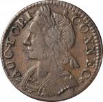 1787 Connecticut Copper. Miller 11.2-K, W-2875. Rarity-2. Mailed Bust Left. EF Details—Devices Engra