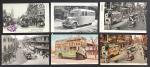 1930-1940年代上海巴士及电车明信片共6 枚，难得的组合.