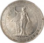 1900-B年英国贸易银元站洋一圆银币。孟买铸币厂。GREAT BRITAIN. Trade Dollar, 1900-B. Bombay Mint. NGC MS-64.