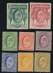 Bristish Commonwealth - Falkland Islands: 1904 KEVII 1/2a-5s. (SG#43-50) complete set of 8 values. M
