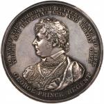 GREAT BRITAIN. Bombardment of Algiers Silver Medal, 1816. PCGS SP-63 Gold Shield.