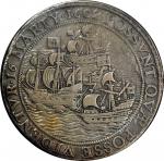 1602 Holland Covets Spanish America / Capture of the St. Jago Medal. Silver. 51.8 mm. 36.9 grams. Be