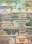 Malaya, Burma and The Philippines - Japanese Government, 1 Cent (2), 5C, $1, $5, $10, $100, 1/2 Rupe