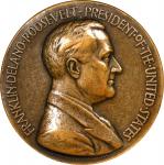 1935 United States Assay Commission Medal. By John R. Sinnock. JK AC-80. Rarity-5. Bronze. Edge Incu
