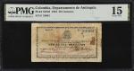 COLOMBIA. Departmento de Antioquia. 50 Centavos, 1901. P-S1023. PMG Choice Fine 15.