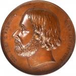 1856 John Freemont. DeWitt-JF 1856-1. Bronzed copper. 61 mm. MS-64 BN (NGC).