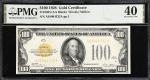 Fr. 2405. 1928 $100 Gold Certificate. PMG Extremely Fine 40.