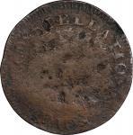 1786 Nova Constellatio Copper. Crosby 1-A, W-1940. Rarity-6. Small Date. AG Detail, Damage (PCGS).