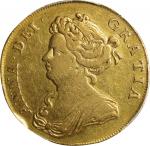 GREAT BRITAIN. 2 Guineas, 1709. London Mint. Anne. PCGS EF-40.