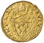 Vatican coins and medals. Paolo III (1534-1549) Parma - Scudo d’oro - Munt. 157 AU (g 3 36) Bellissi