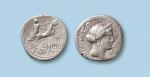 公元前82年古罗马维纳斯像银币一枚