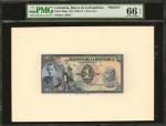 COLOMBIA. Banco de la República. 1 Peso Oro, July 20, 1940. P-380p. Face and Back Proofs. Mixed PMG 
